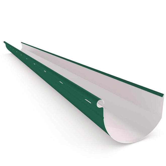 Smoothline Gutter Slotted Caulfield Green