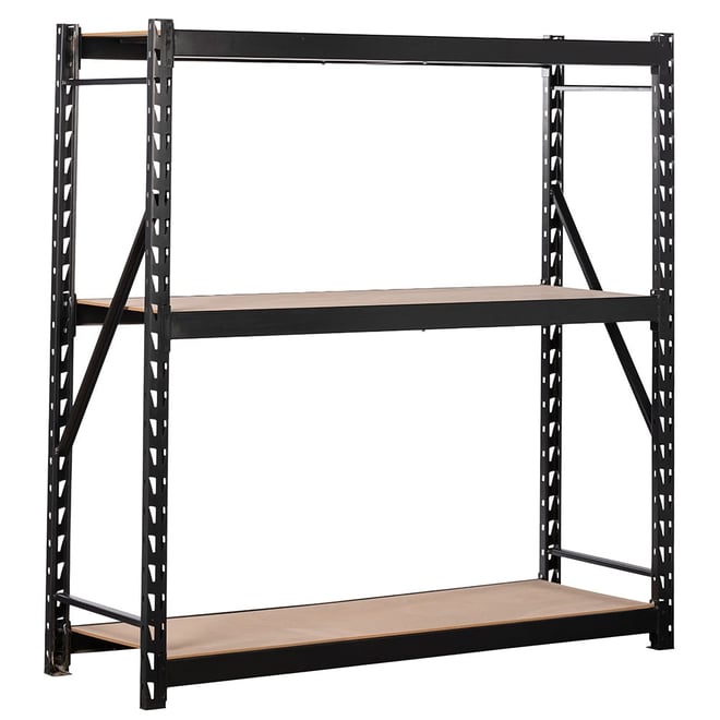 Heavy Duty 3 Shelf Black Unit