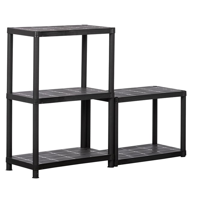 5 Tier Plastic Shelving Unit Large