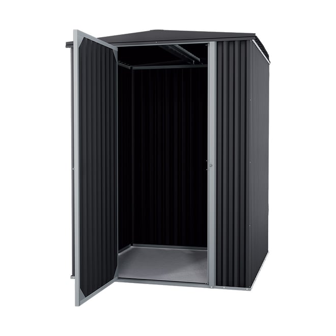 Stratco Saver SS2 Garden Shed Gun Metal Grey