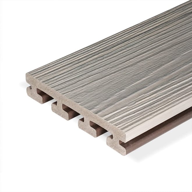 Eva-Last Infinity Composite Decking Board Grooved Carribean Coral 5450mm