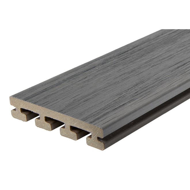 Eva-Last Infinity Composite Decking Board Starter Concrete Grey 5450mm