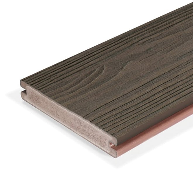 Eva-Last Apex Plus Composite Decking Board Grooved 140x24mm Brazilian Teak 5400mm