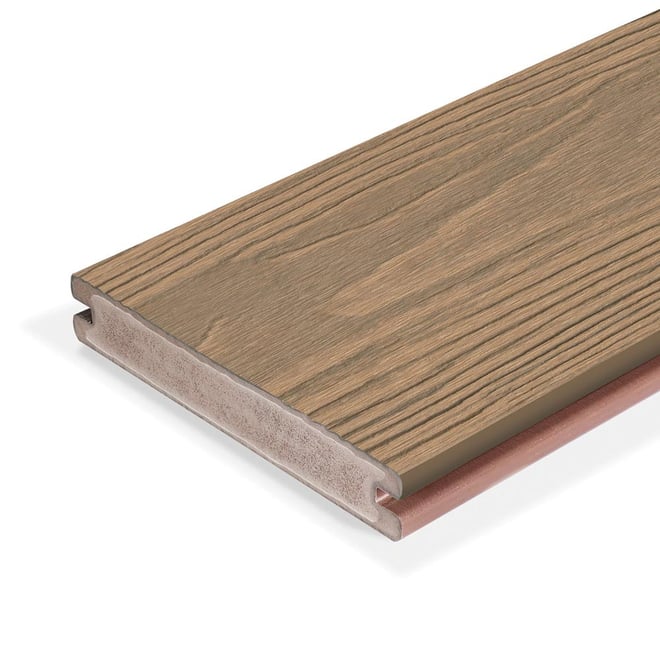 Eva-Last Apex Plus Composite Decking Board Grooved 140x24mm Himalayan Cedar 5400mm