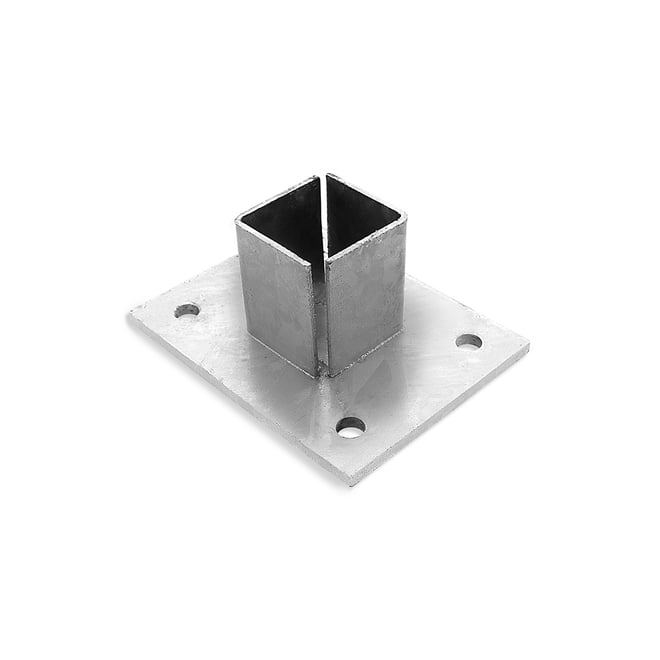 Verandah Footing Bracket 65x65mm Galvanised