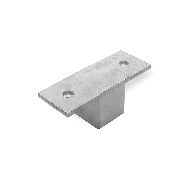 Verandah Foot Bracket Tube Upstand 50x50mm