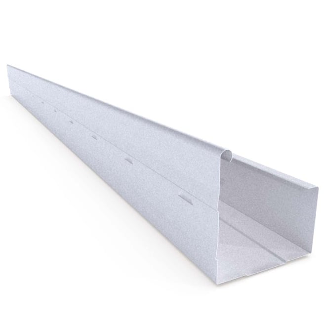 VF Gutter Slotted Zinc/Aluminium