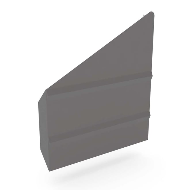 VF Gutter Stop End Left Hand Cobblestone