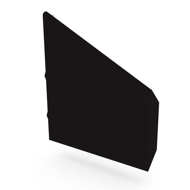VF Gutter Stop End Right Hand Ebony