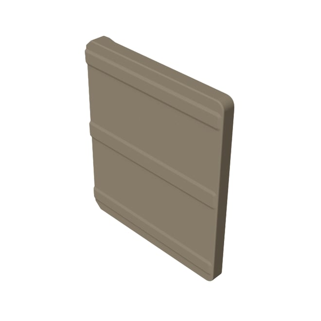VFM Gutter Stop End Right Hand Driftwood