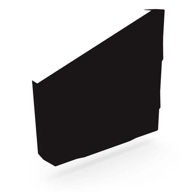 VT Gutter Stop End Left Hand Ebony