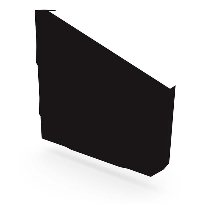 VT Gutter Stop End Right Hand Ebony