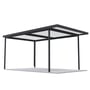 Sanctuary® Patio Kit N3 T3F 3.35 x 5.5m Gun Metal Grey / Off White