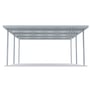 Sanctuary® Patio Kit N3 T3F 5.3 x 5.5m Galvanised