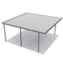 Sanctuary® Patio Kit N3 T3F 5.3 x 5.5m Slate Grey / Off White