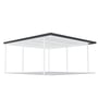 Sanctuary® Patio Kit N3 T3F 5.3 x 5.5m Thredbo White / Gun Metal Grey
