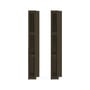 Ezi-Slat Frame Kit Suit 75mm Blades 9mm Spacing Ironbark 5000mm