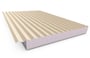 Cooldek CGI Topside / Smooth Underside Left Laying 100mm Thick 65mm Cutback Smooth Cream Topside / O