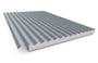 Cooldek CGI Topside / Smooth Underside Left Laying 50mm Thick 65mm Cutback Armour Grey Topside / Off