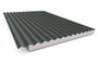 Cooldek CGI Topside / Smooth Underside Left Laying 50mm Thick 65mm Cutback Slate Grey Topside / Off 