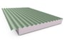 Cooldek CGI Topside / Smooth Underside Right Laying 100mm Thick 65mm Cutback Mist Green Topside / Of