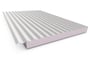 Cooldek CGI Topside / Smooth Underside Right Laying 75mm Thick 65mm Cutback Off White Topside / Off 