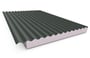 Cooldek CGI Topside / Smooth Underside Right Laying 75mm Thick 65mm Cutback Slate Grey Topside / Off