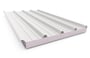 Cooldek Classic Topside / Smooth Underside Right Laying 75mm Thick 65mm Cutback Off White Topside / 