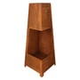 Tardis Square Rusted Fire Pit