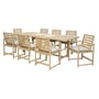 Breeze 9 Piece Timber Dining Setting
