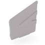 C-Square Gutter Stop End Left Hand Birch