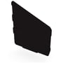 C-Square Gutter Stop End Right Hand Ebony