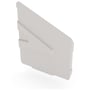C-Square Gutter Stop End Right Hand Gull Grey