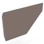 Edge Gutter 160 Stop End Left Hand Banyan Brown