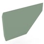 Edge Gutter 160 Stop End Left Hand Mist Green