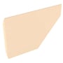 Edge Gutter 200 Stop End Left Hand Smooth Cream