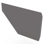 Edge Gutter 200 Stop End Right Hand Cobblestone