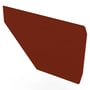 Edge Gutter 200 Stop End Right Hand Heritage Red