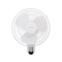 Heller White 3 Blade Wall Mounted Fan with Remote