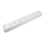 Jackson 6-Outlet Powerboard with Surge Protection - White