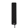 Jackson 6-Outlet Powerboard Switched With Surge Protection - Black