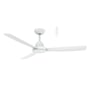 Zorro DC 1220mm DC Ceiling Fan With Remote Control Matt White
