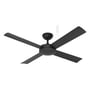 Quantum DC 1320mm DC Ceiling Fan With Remote Control Matt Black