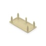 Ezi-Slat Frame Cap Louvred 51x30mm Primrose