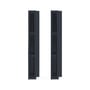 Ezi-Slat Frame Kit Suit 75mm Blades 9mm Spacing Dark Stone 2400mm