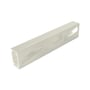 Ezi-Slat Louvre Right Hand Frame Suit 75mm Blades 9mm Spacing Off White 2400mm