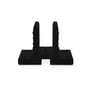 Ezi-Slat Foot Upstand Suit 65x65mm Post Black