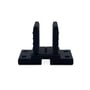 Ezi-Slat Foot Upstand Suit 65x65mm Post Dark Stone