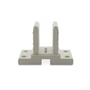Ezi-Slat Foot Upstand Suit 65x65mm Post Off White