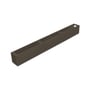 Ezi-Slat Mid Rail Suit 75mm Blades 9mm Spacing Banyan Brown 2400mm L